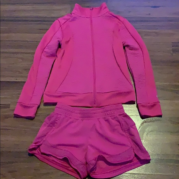 champion sweatsuit shorts